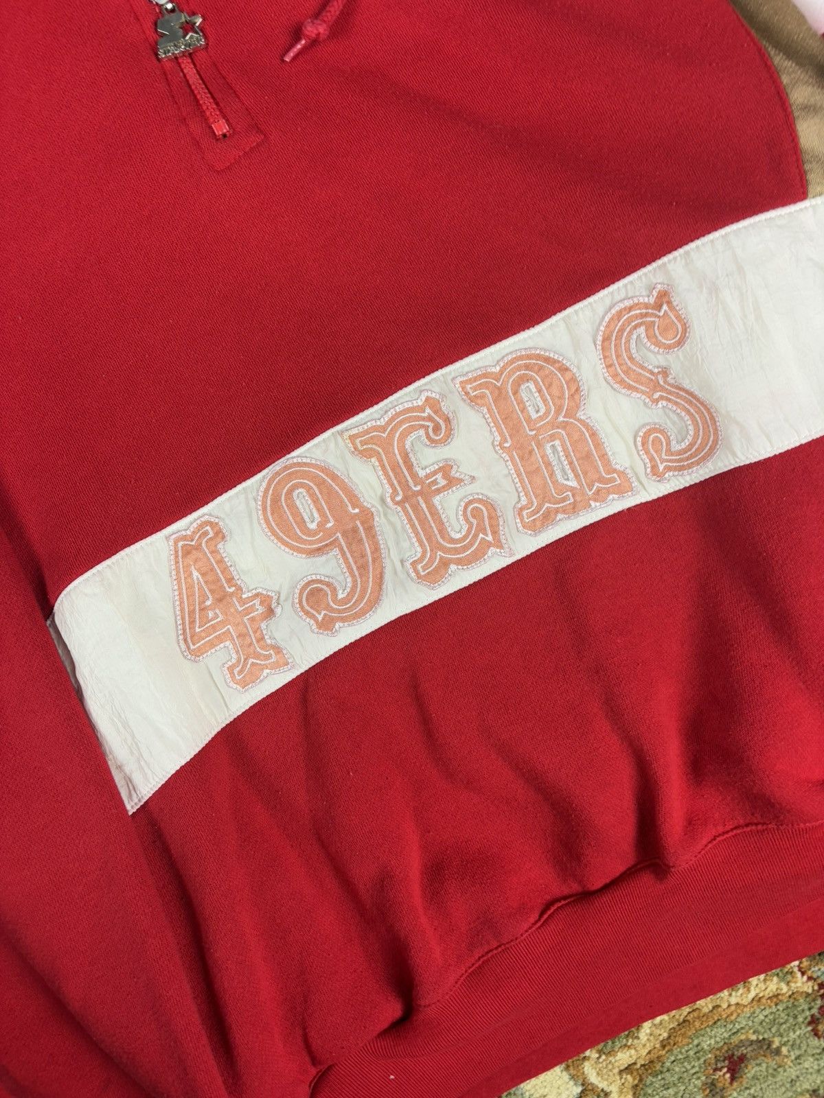 NFL × Starter × Vintage Vintage San Francisco 49’rs Starter Quarter Zip Sweatshirt Size US M / EU 48-50 / 2 - 6 Thumbnail