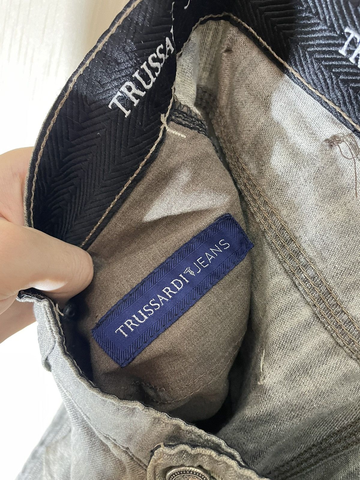 Japanese Brand × Trussardi Trussardi avant garde vintage pants Size US 32 / EU 48 - 11 Thumbnail