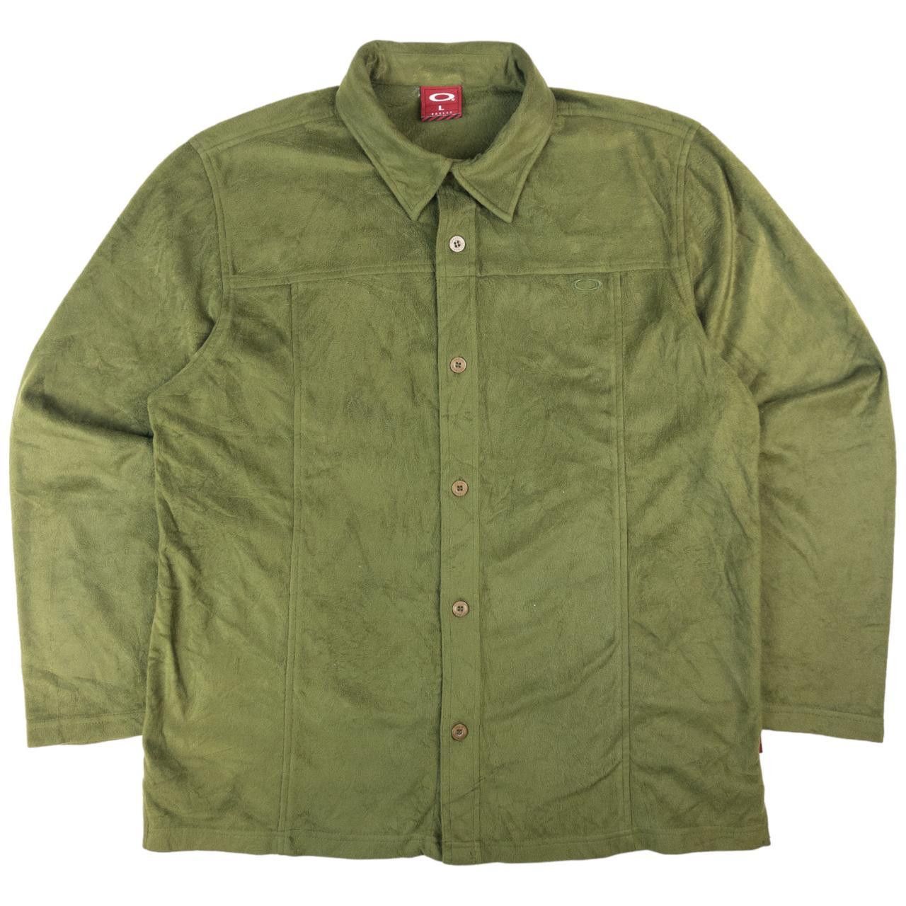 Oakley Vintage Oakley Fleece Long Sleeve Button Up Shirt Size L Size US L / EU 52-54 / 3 - 1 Thumbnail