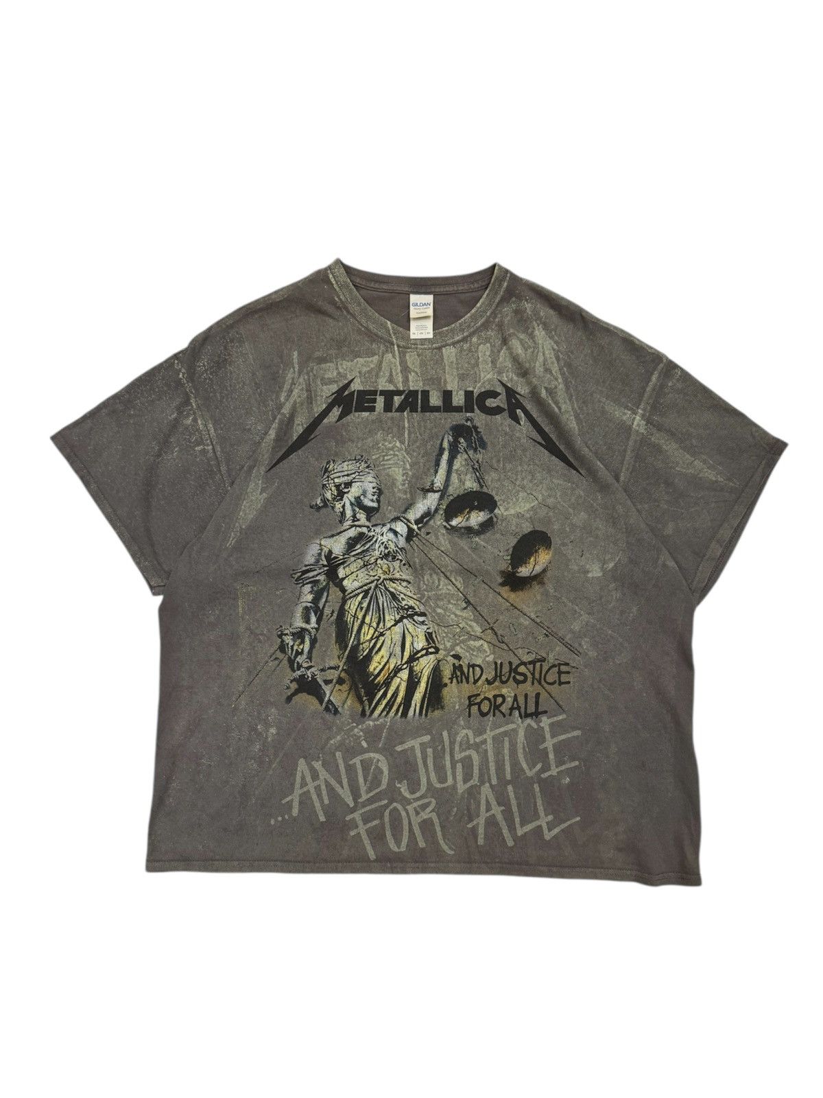 Gildan Metalica band tee full print vintage Size US XXL / EU 58 / 5 - 1 Thumbnail