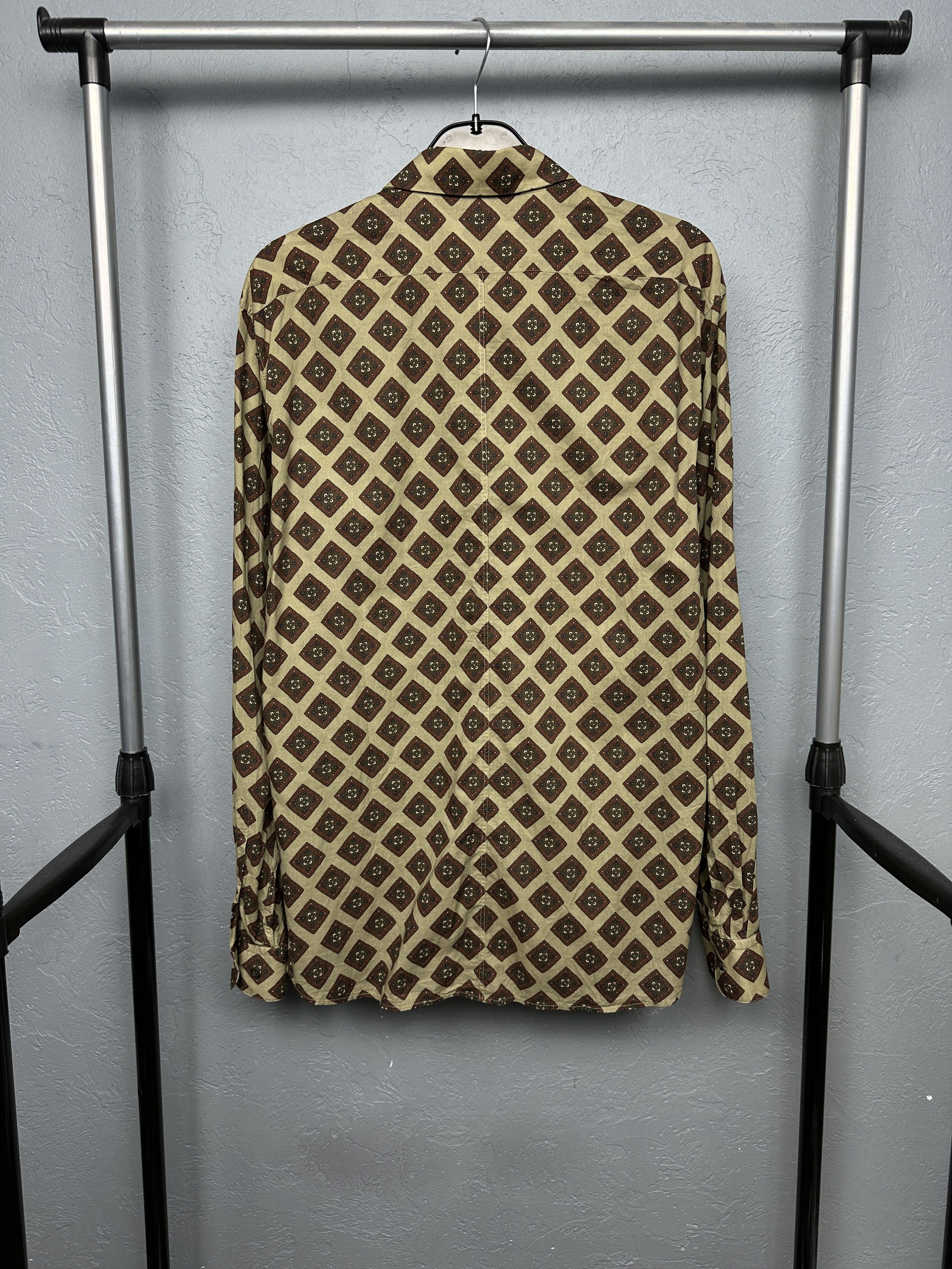 Dries Van Noten Dries Van Noten Mens Long Sleeve Shirt Size US L / EU 52-54 / 3 - 6 Thumbnail