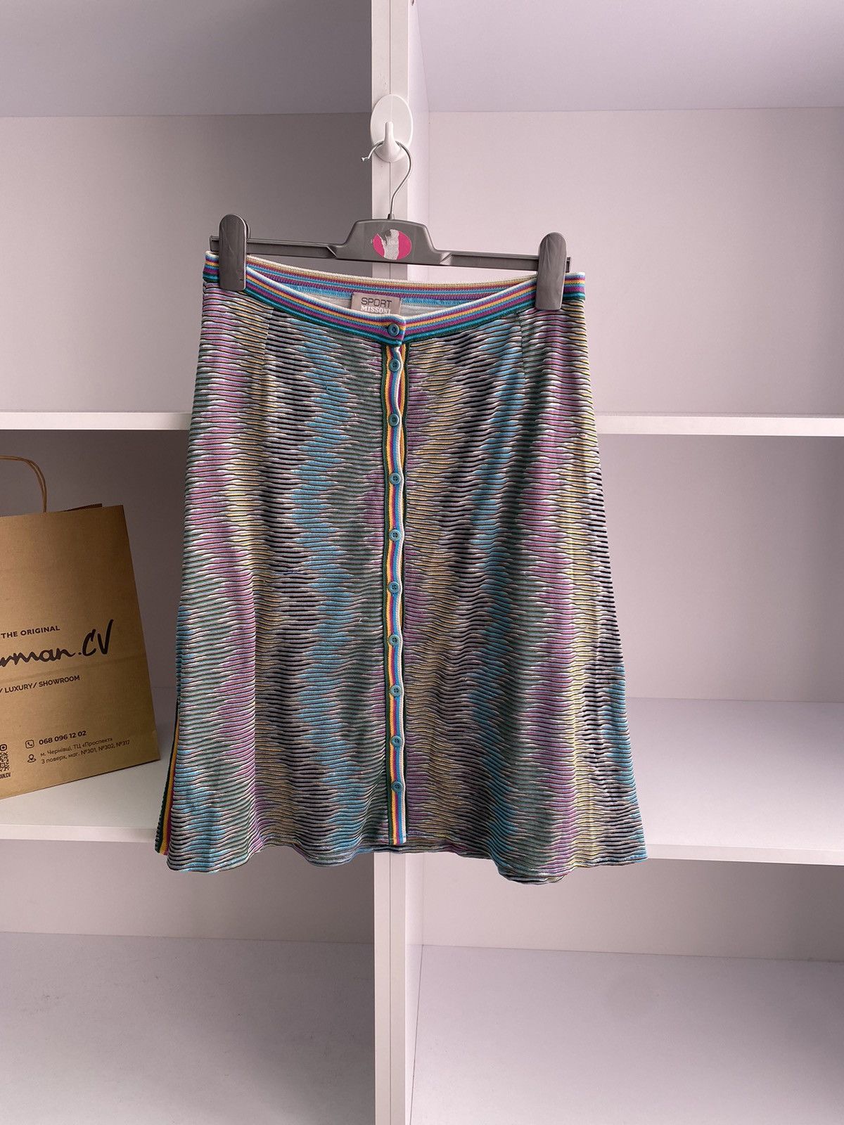 Designer × Missoni × Vintage Vintage Missoni sport women’s skirt Size M / US 6-8 / IT 42-44 - 4 Thumbnail