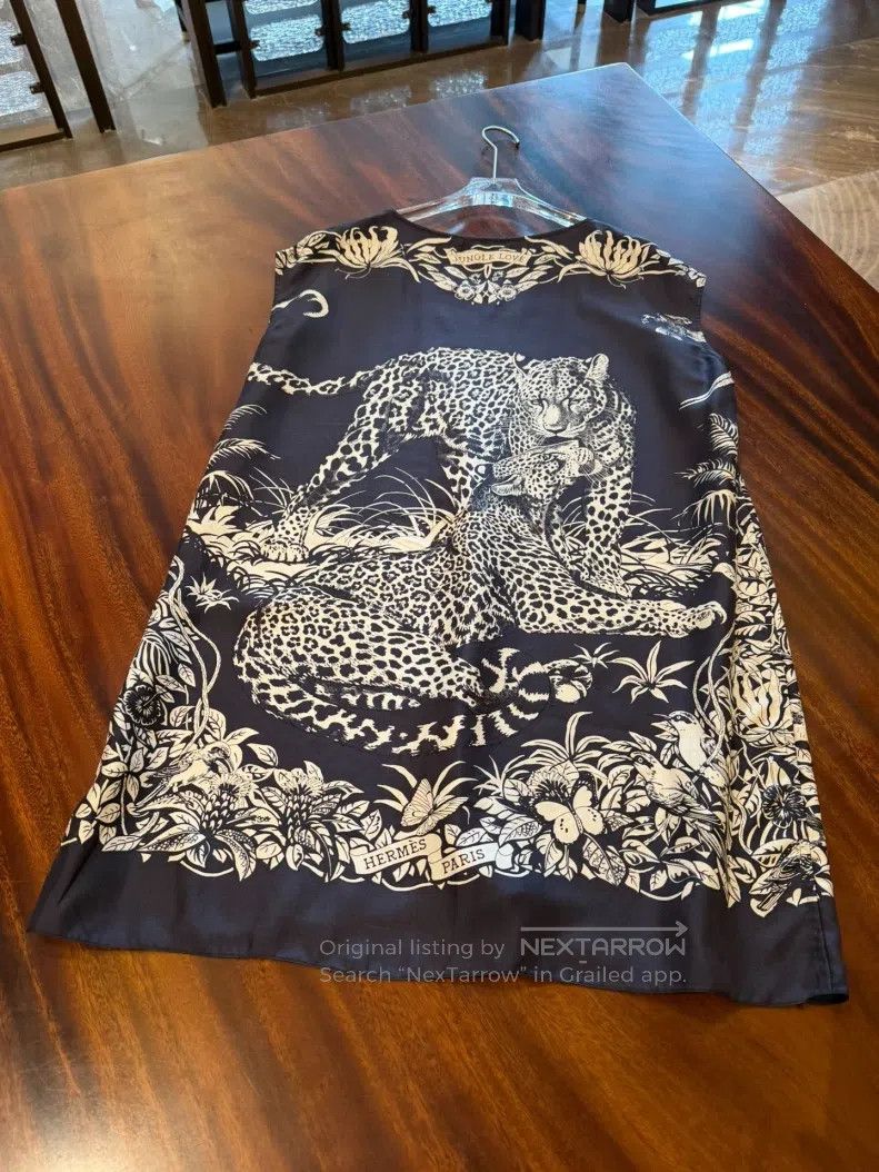 Hermes Hermes JUNGLE LOVE Leopard Print Dress Size S / US 4 / IT 40 - 8 Thumbnail
