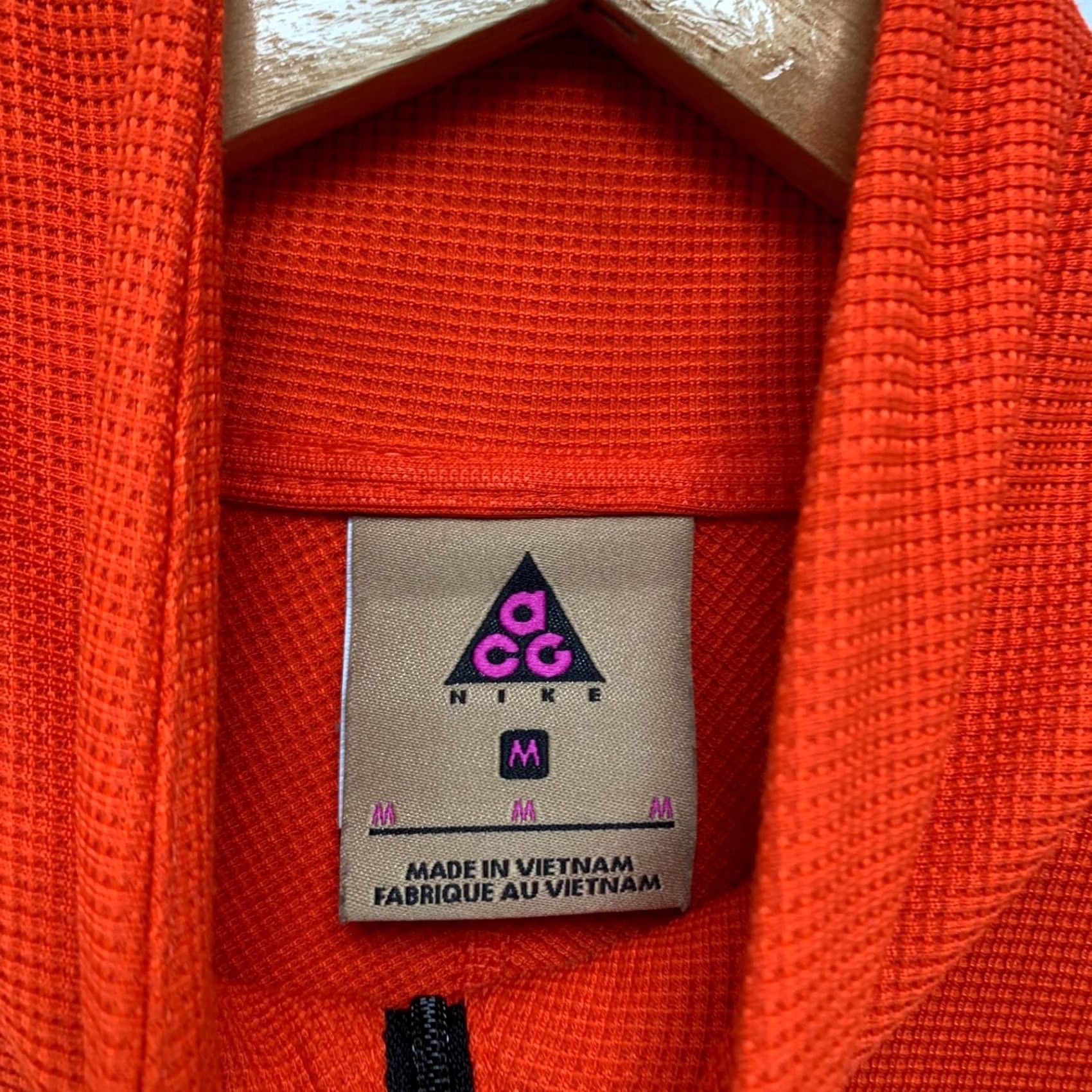 Nike Nike ACG Active Top Womens Medium Orange Long Sleeve Pullover 1/2 Zip Size M / US 6-8 / IT 42-44 - 3 Thumbnail