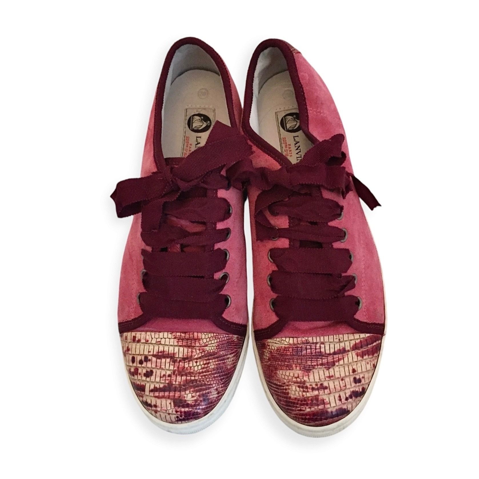 Lanvin Lanvin Paris Basket Basse Sneakers Alber Elbaz Era EU 39 Size US 9 / IT 39 - 2 Thumbnail