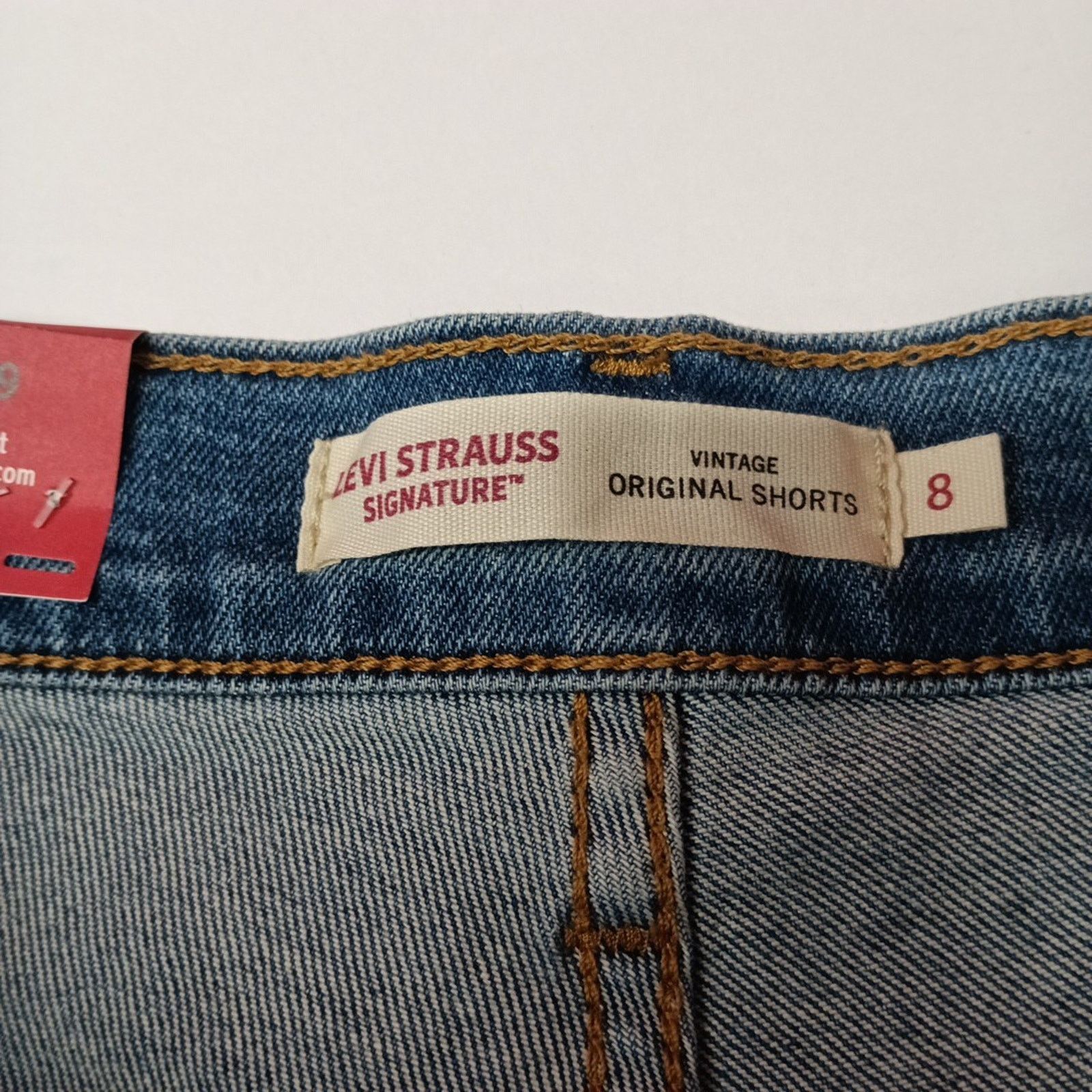 Levi's Levi Strauss Womens Mid Rise 4" Denim Shorts Size 8 W29 Blue Size 30" / US 8 / IT 44 - 3 Thumbnail