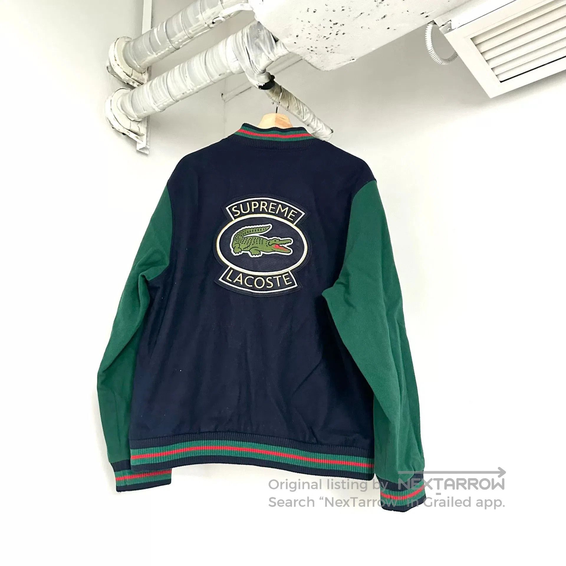 Supreme Supreme x Lacoste Embroidered Baseball Jacket. Size US L / EU 52-54 / 3 - 1 Thumbnail
