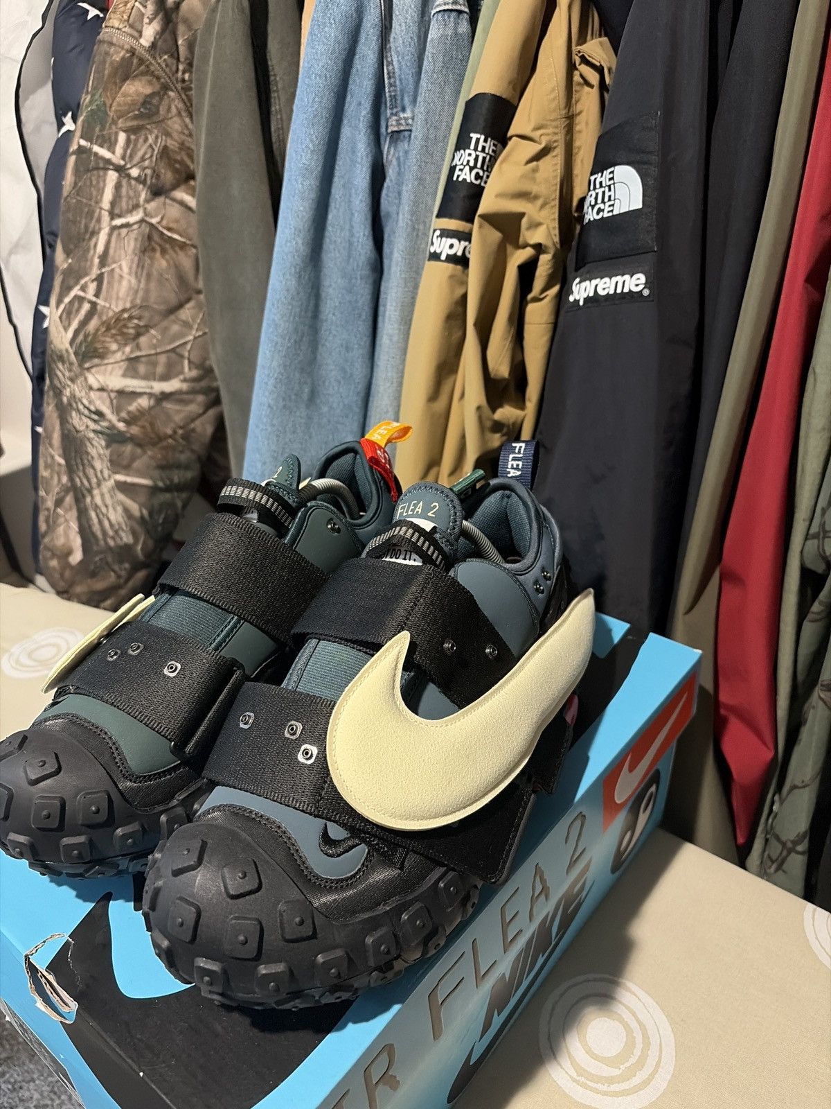 Cactus Plant Flea Market × Nike Nike CPFM Air Flea 2 Spruce Size US 10 / EU 43 - 1 Thumbnail