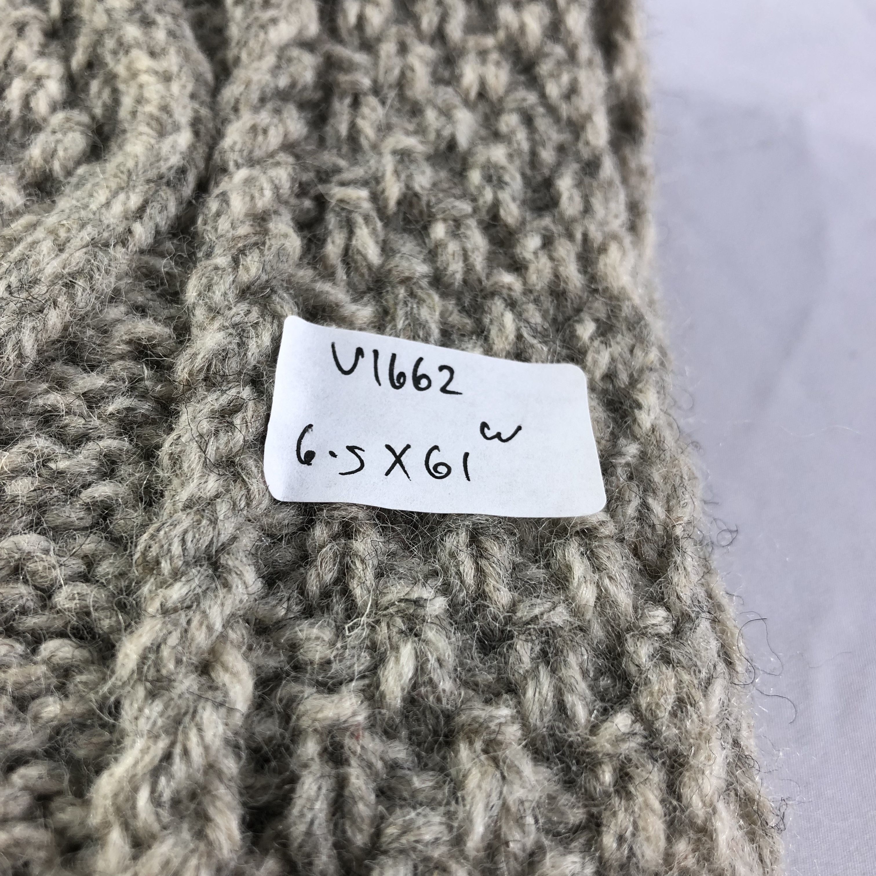 Vintage John Molloy Cable Knit Wool Scarf Muffler V1662 Size ONE SIZE - 6 Thumbnail