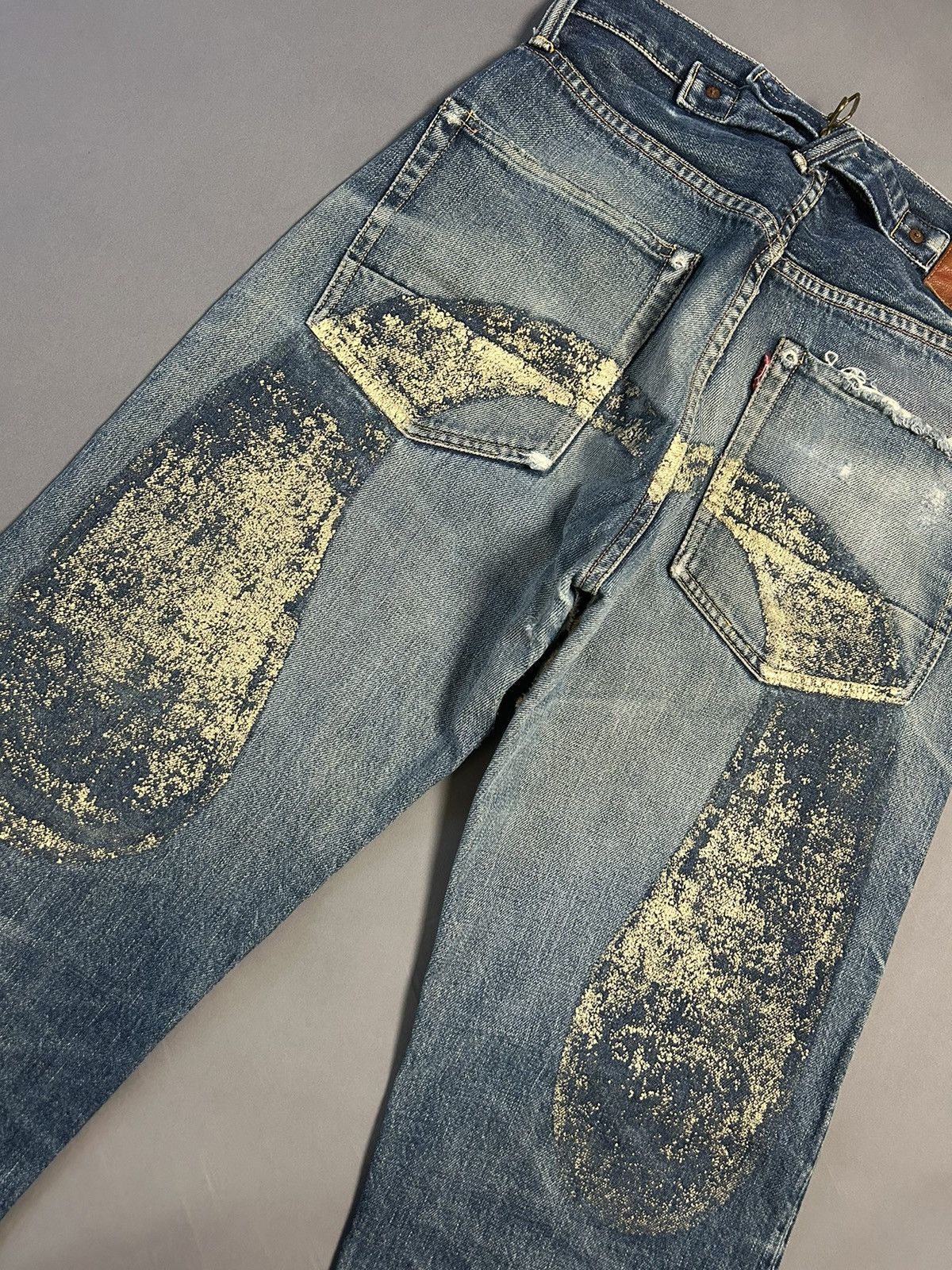 Evisu Evisu jeans white daicock big logo blue selvedge denim Size US 30 / EU 46 - 2 Thumbnail