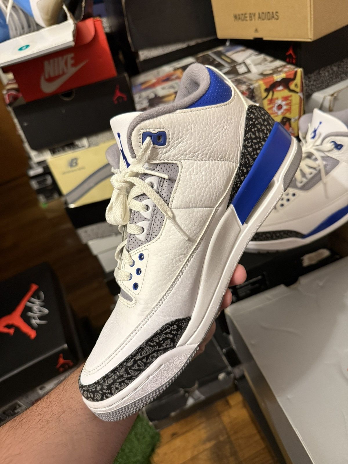 Jordan Brand Jordan retro 3 Racer blue size 11.5 Size US 11.5 / EU 44-45 - 3 Thumbnail
