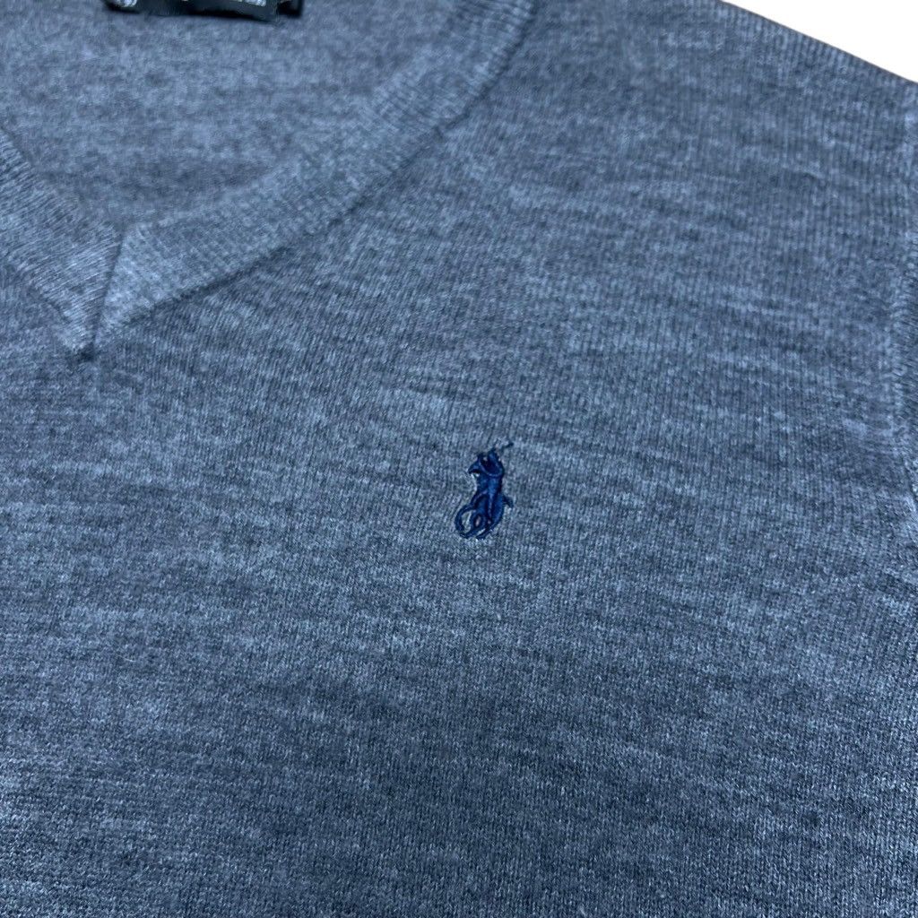 Polo Ralph Lauren × Vintage Polo Ralph Lauren Black Label Cashmere Men’s Gray Sweater L Size US L / EU 52-54 / 3 - 5 Thumbnail
