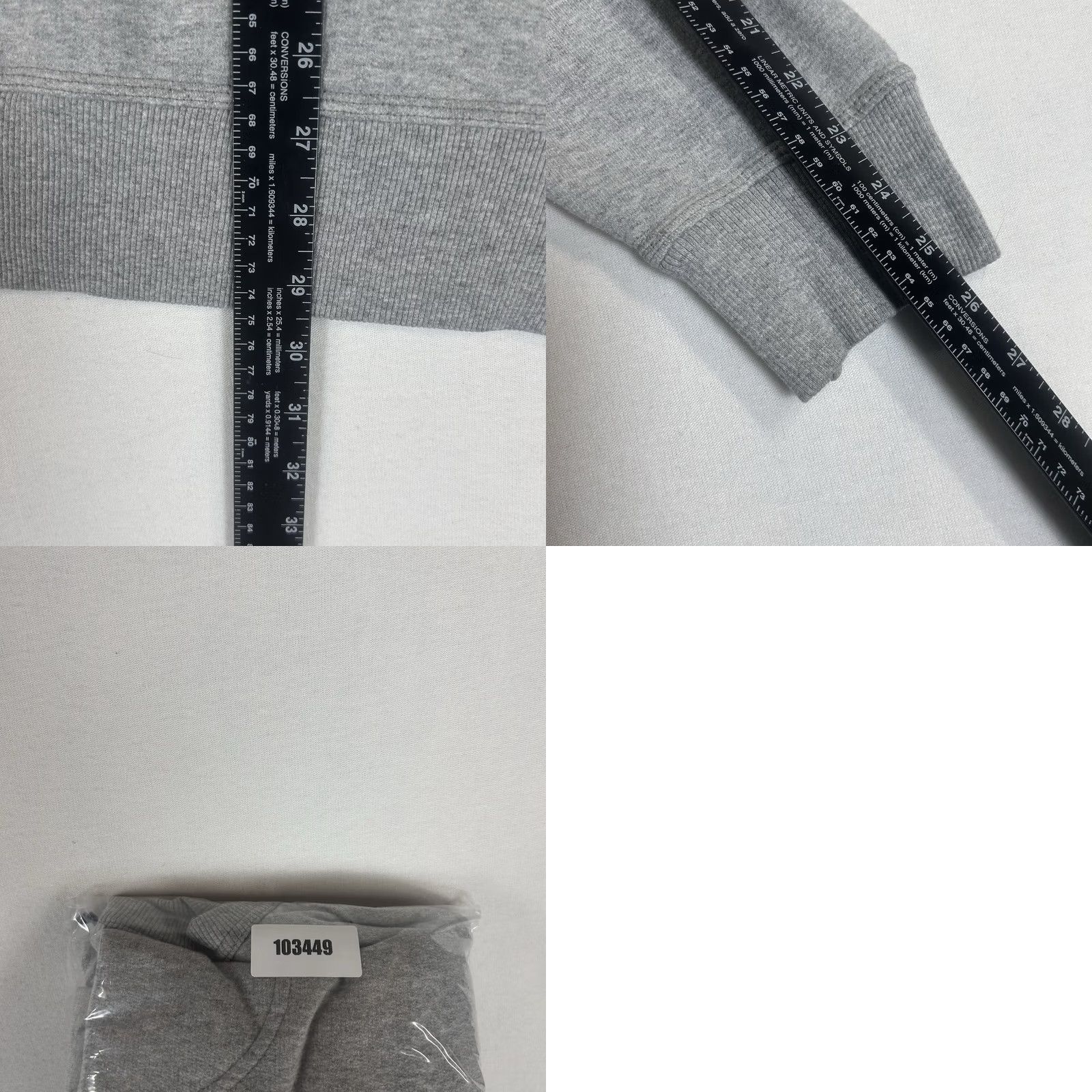 Champion Champion Shirt Mens XL Gray Authentic Athleticwear Sweatshirt Crewneck Classic Big Logo Size US XL / EU 56 / 4 - 8 Thumbnail