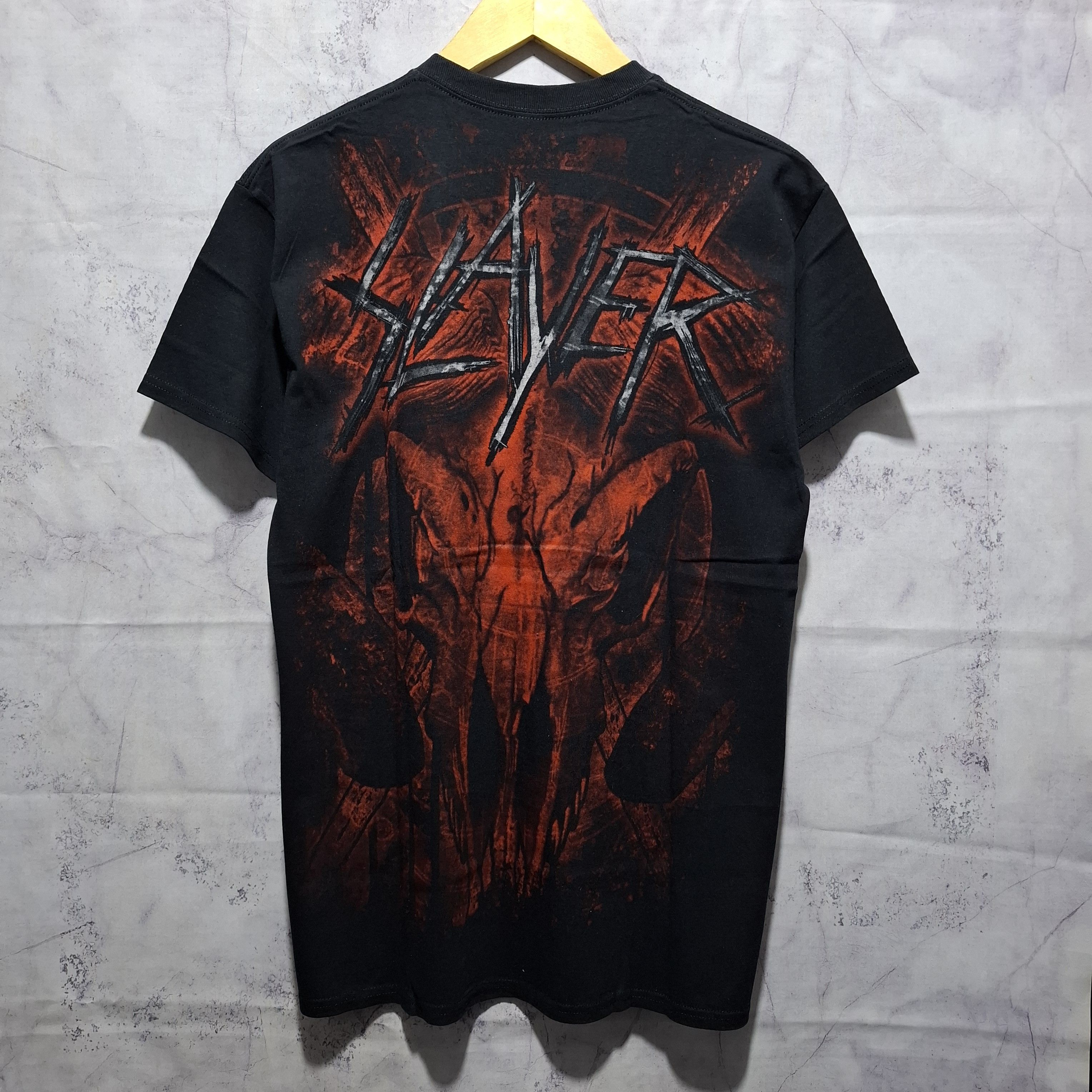Band Tees Slayer mongo goat aop t-shirt Size US M / EU 48-50 / 2 - 2 Thumbnail