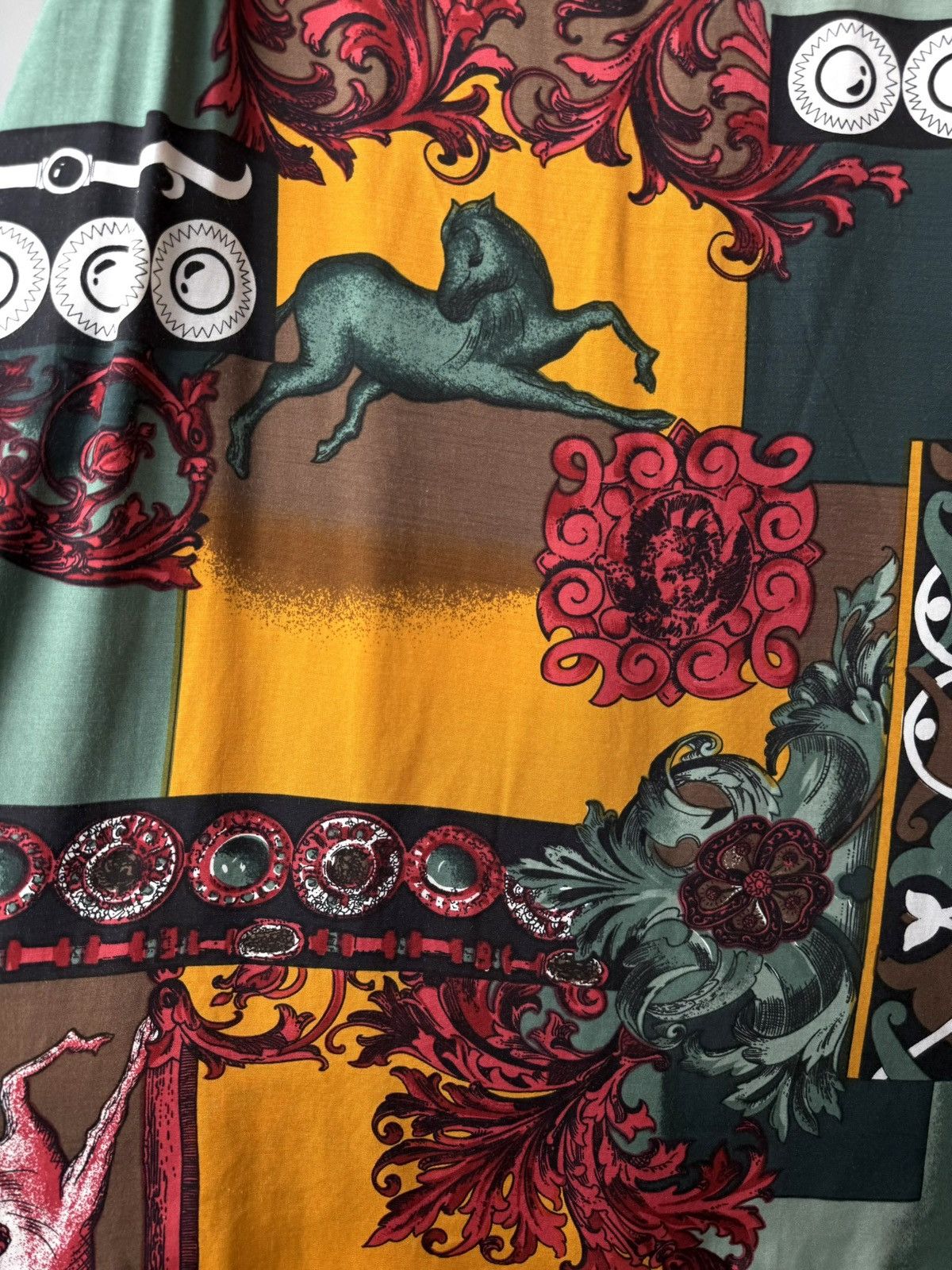 Vintage 90’s Vintage Afters Shirt Company Versace Medusa Style Shirt Size US XL / EU 56 / 4 - 15 Thumbnail