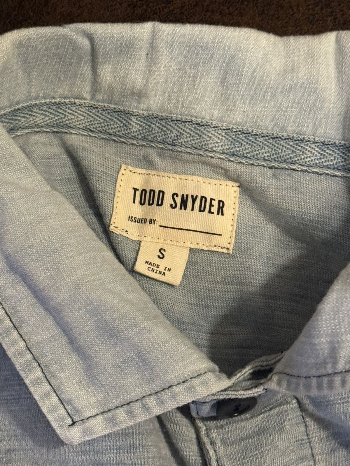 Todd Snyder Todd Snyder Long Sleeve Polo Shirt Blue Size US S / EU 44-46 / 1 - 3 Thumbnail