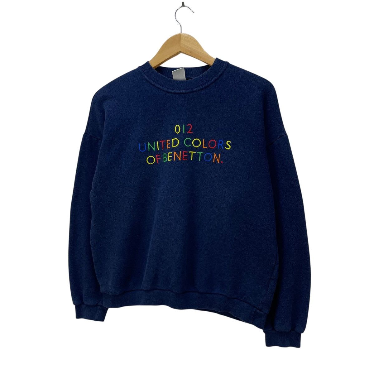 United Colors Of Benetton 💥Vtg United Colors Of Benetton Embroidery Spellout Rainbow Size US M / EU 48-50 / 2 - 3 Thumbnail