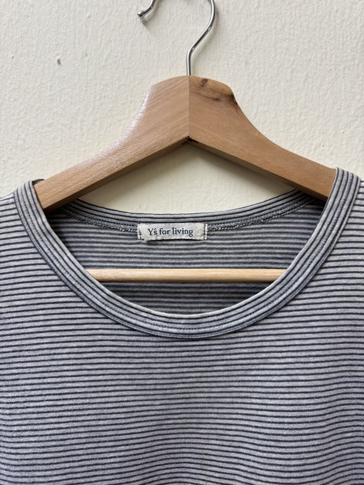 Y's Vintage Y’s for Living Yohji Yamamoto Stripes Tshirt Size US XL / EU 56 / 4 - 4 Thumbnail