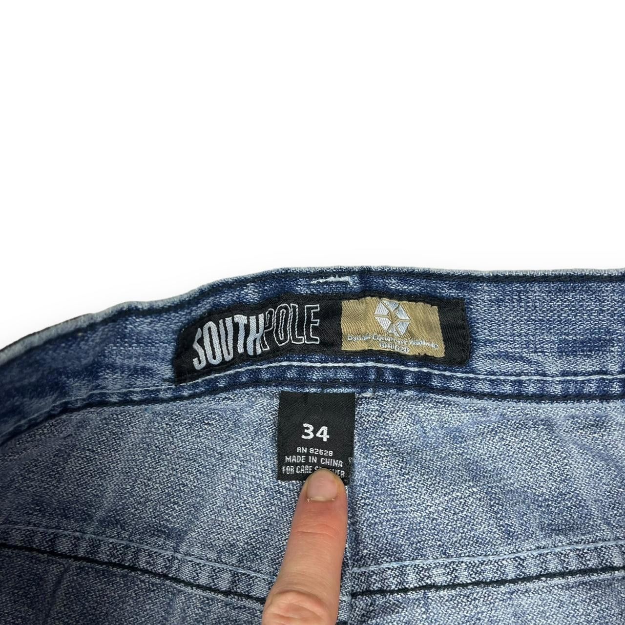 Southpole Southpole Men's Blue Shorts Size US 34 / EU 50 - 4 Thumbnail