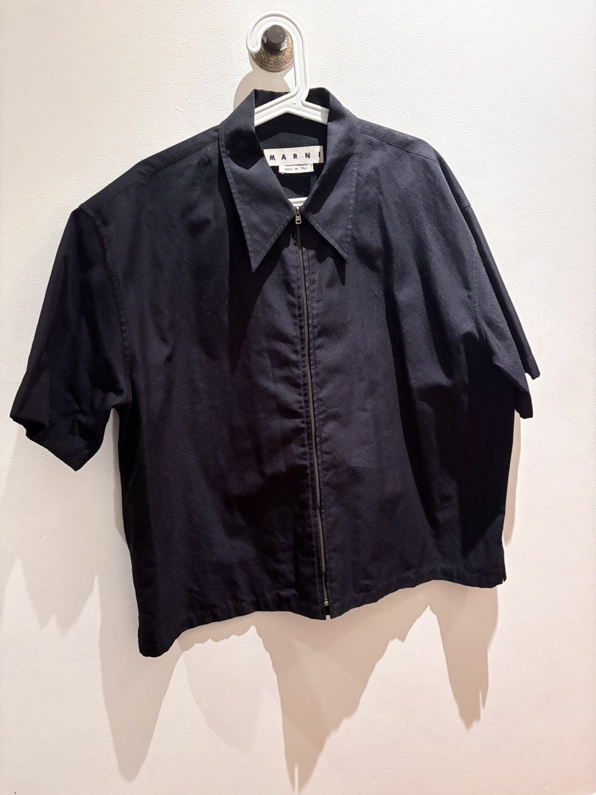 Marni Oversized Marni short sleeve zipper overshirt Size US L / EU 52-54 / 3 - 2 Thumbnail