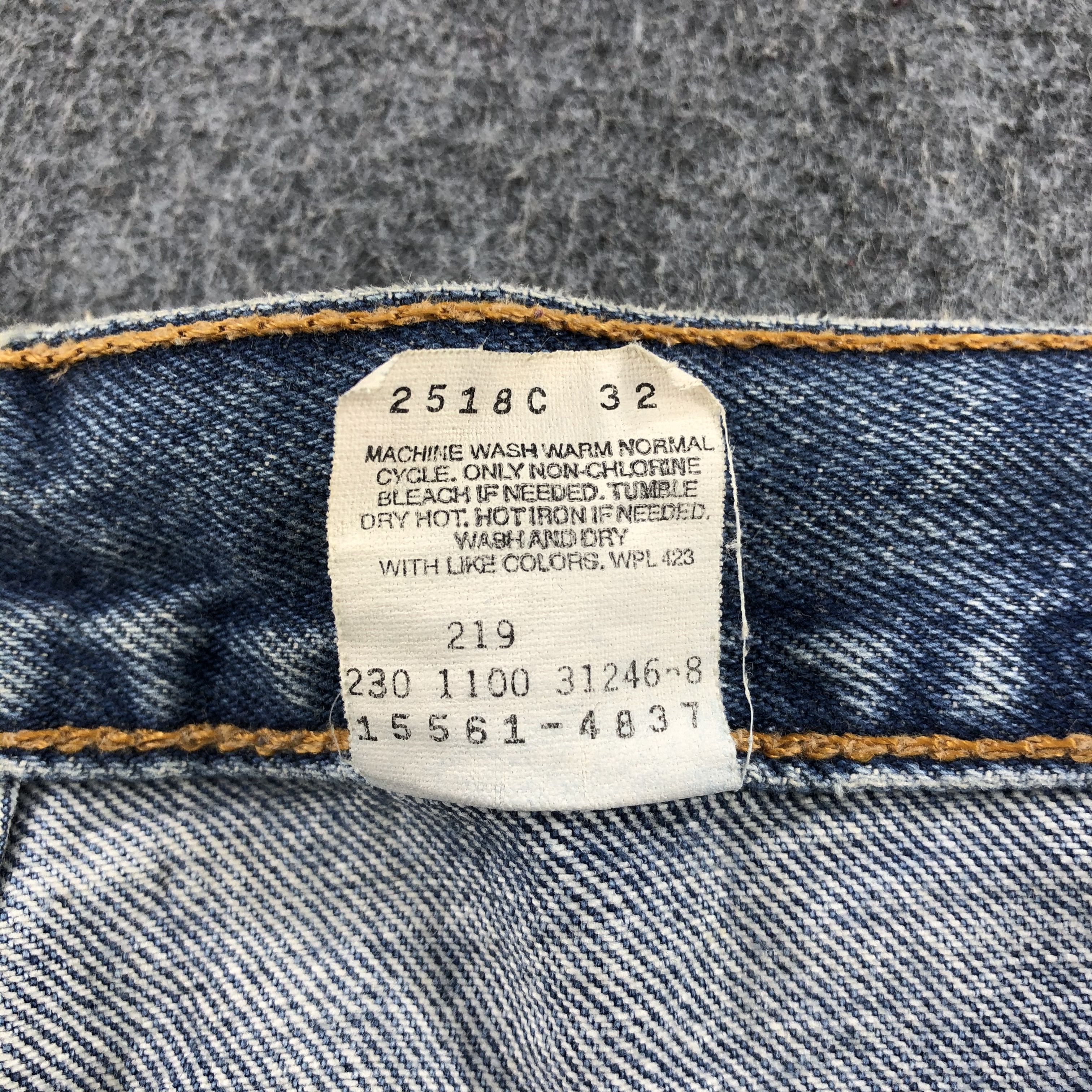 Levi's 90s Vintage Blue Wash Levis 560 Jeans-J2160 Size US 31 - 13 Thumbnail