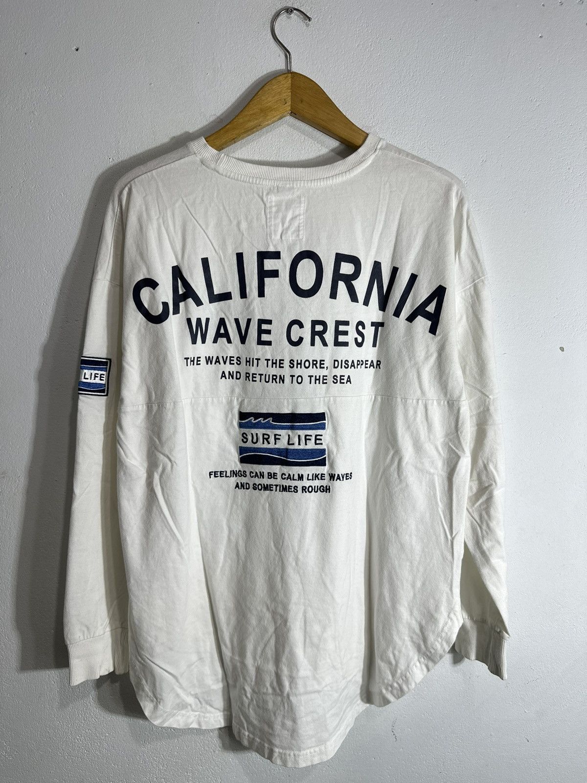 Beauty Beast AUTHENTIC UNDERWRAPS CALIFORNIA SURF LIFE LONG SLEEVE TEE Size US L / EU 52-54 / 3 - 2 Thumbnail