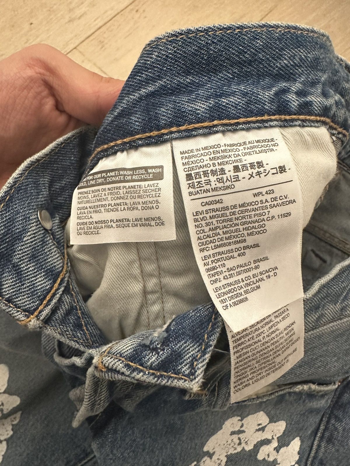 DENIM TEARS Denim Tears Levi 501 Jeans Size US 31 - 3 Thumbnail
