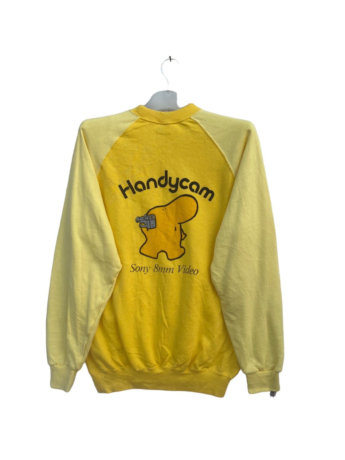 Sony Vintage Sony Handycam Raglan Sweatshirt Size US M / EU 48-50 / 2 - 2 Thumbnail