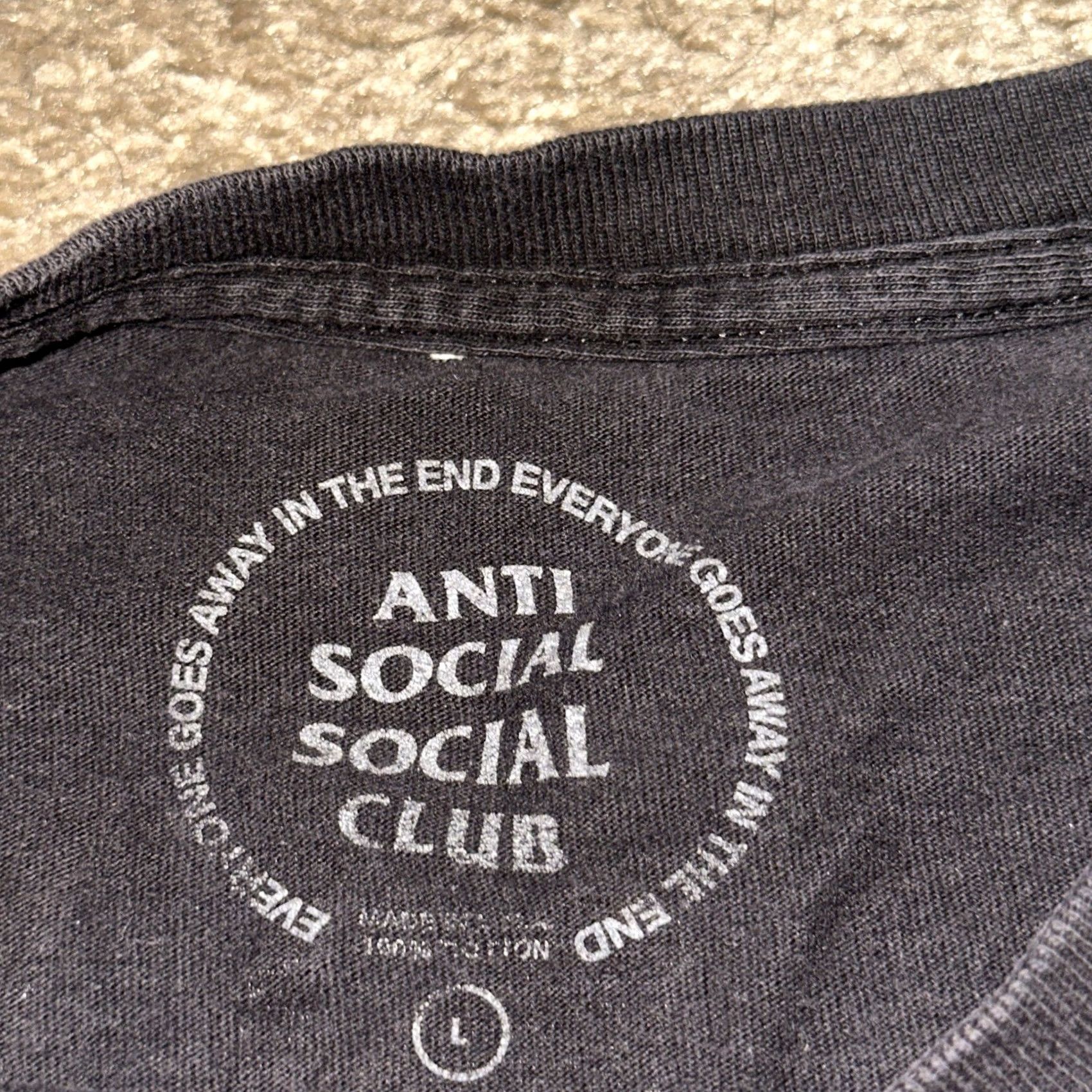 Anti Social Social Club VINTAGE? No. Size US L / EU 52-54 / 3 - 3 Thumbnail