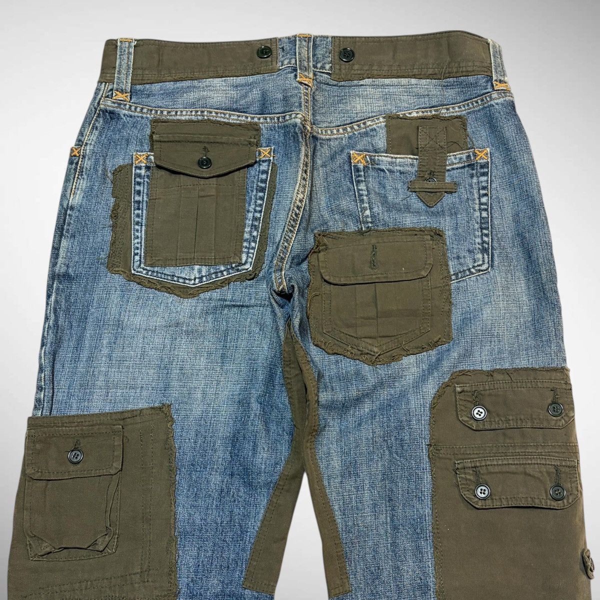 Dolce & Gabbana Dolce and Gabbana 2005AW Hybrid Multi Pocket Cargo Denim Size US 34 / EU 50 - 5 Thumbnail