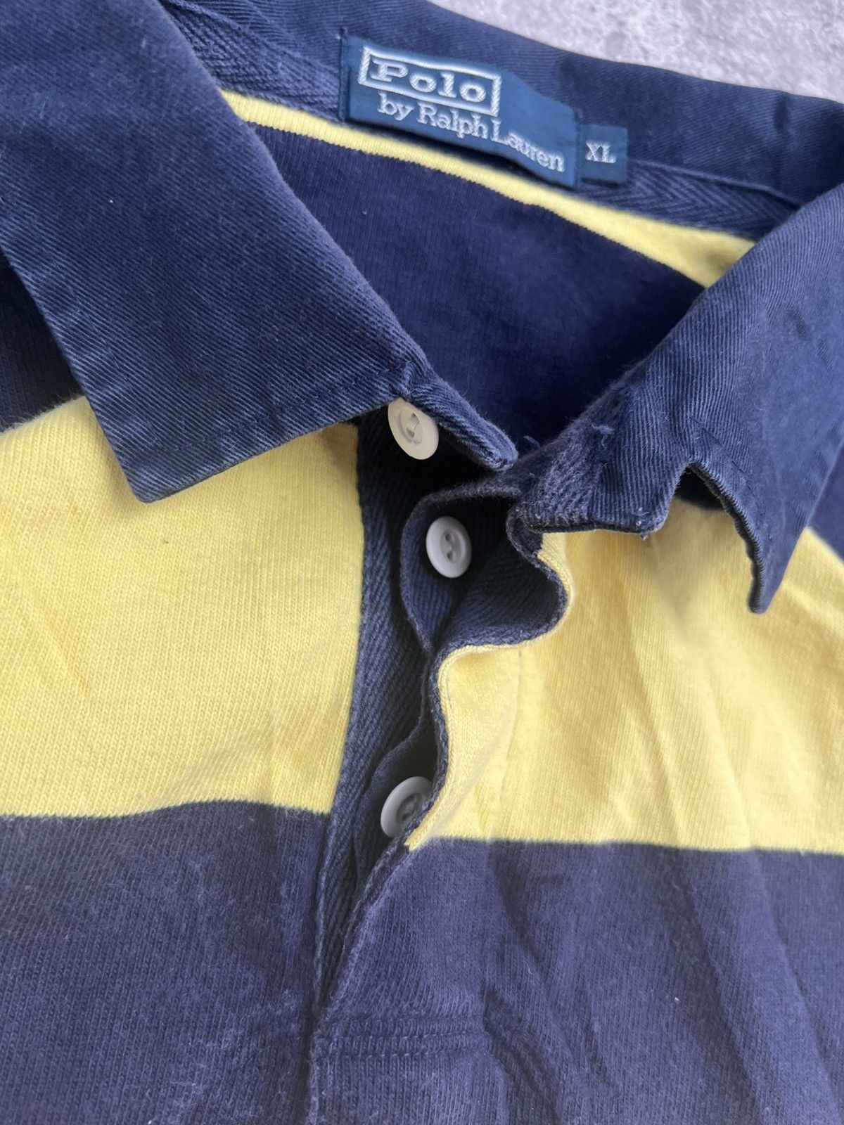 Polo Ralph Lauren Vintage Polo Ralph Lauren Rugby Striped Shirt Size US XL / EU 56 / 4 - 6 Thumbnail