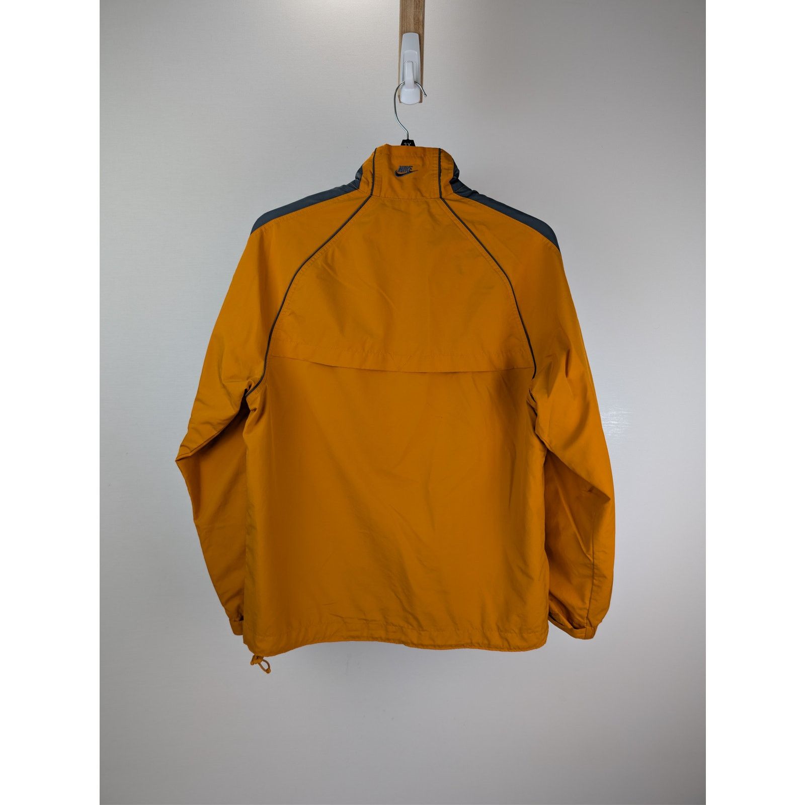 Nike o1rshd1 Vintage Nike Collared Windbreaker Jacket in orange Size US M / EU 48-50 / 2 - 10 Thumbnail