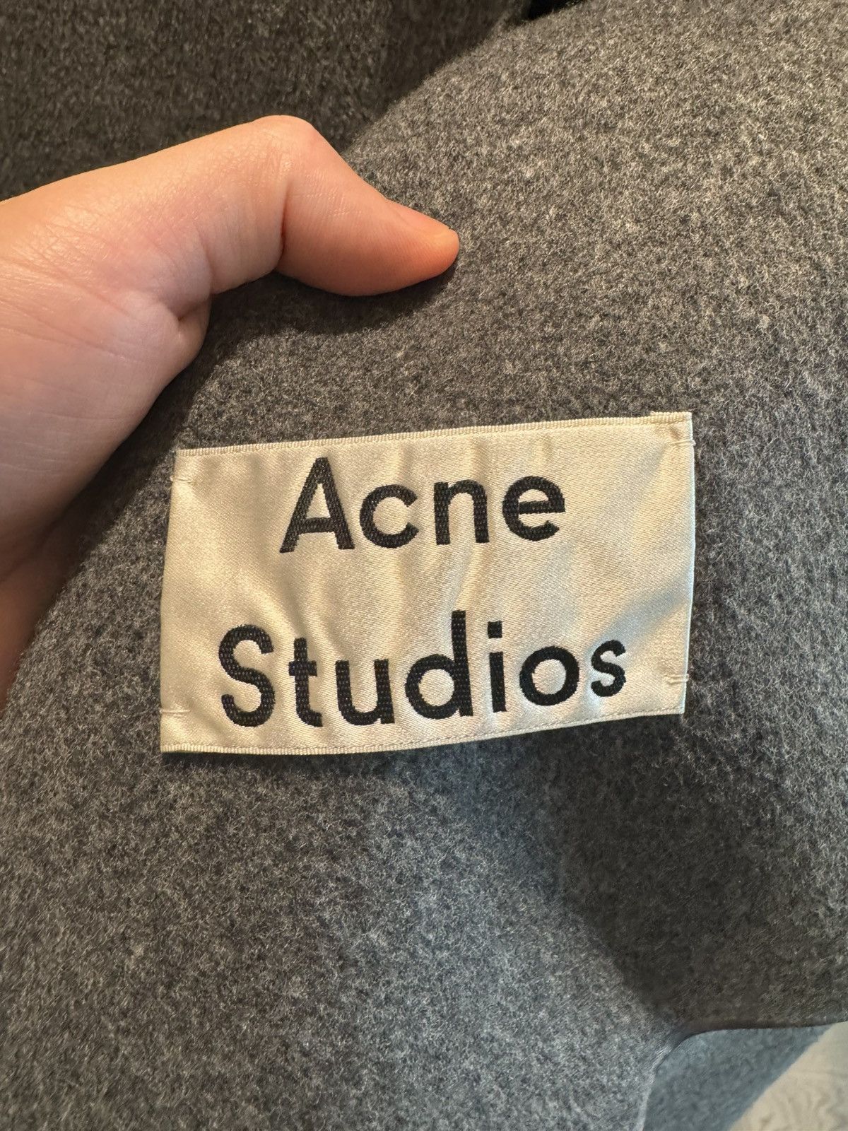 Acne Studios Acne Studios Grey Wool Long Coat Size US M / EU 48-50 / 2 - 4 Thumbnail