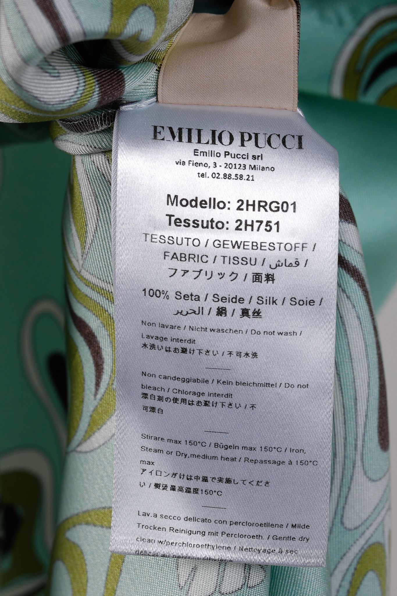 Emilio Pucci Emilio Pucci Mint Africana Print Silk Mini Dress Size L / US 10 / IT 46 - 8 Thumbnail