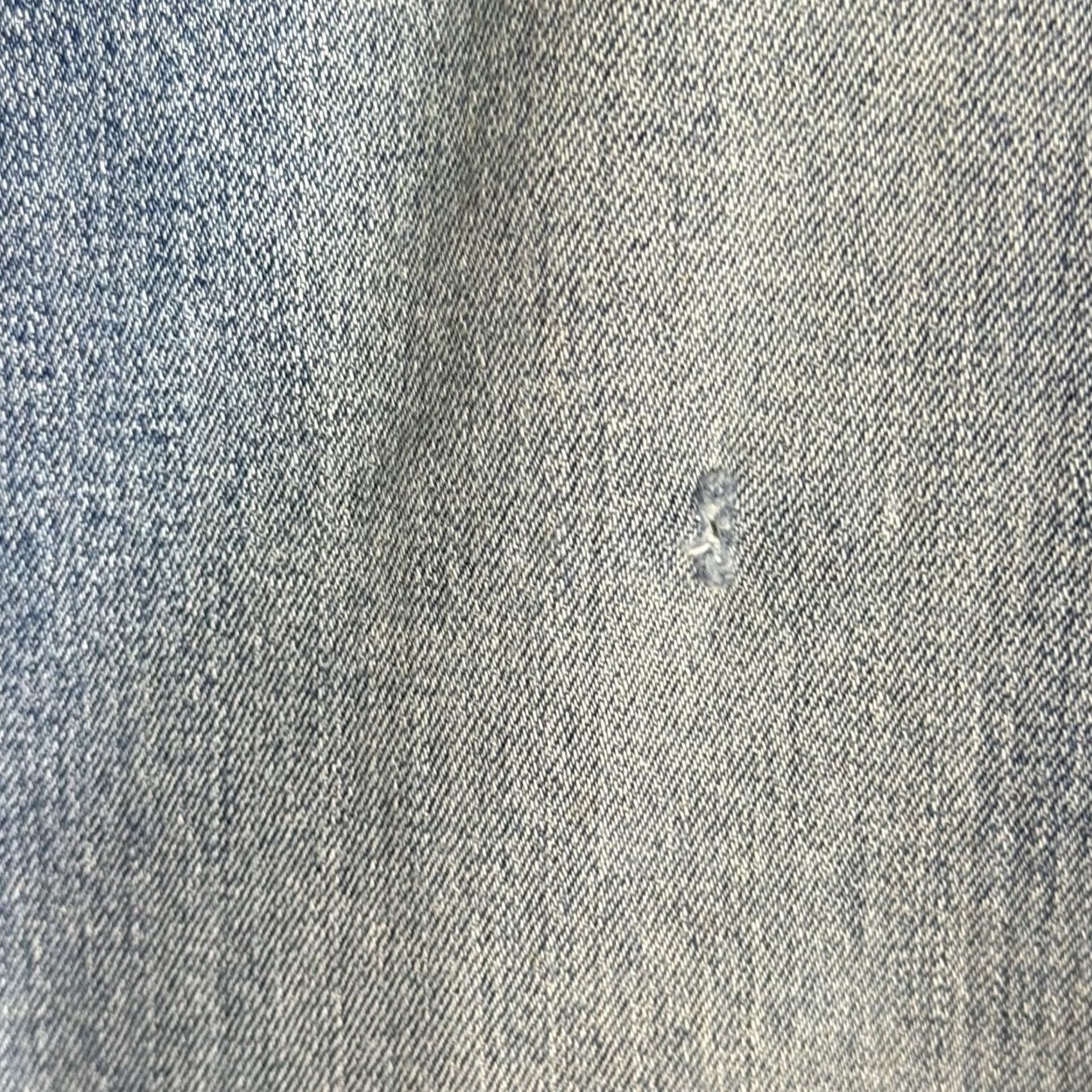 Lucky Brand VINTAGE Lucky Brand 181 Relaxed Straight Jeans Mens 34x28 Blue 1800s Style Frayed Hem Stretch Size US 34 / EU 50 - 4 Thumbnail