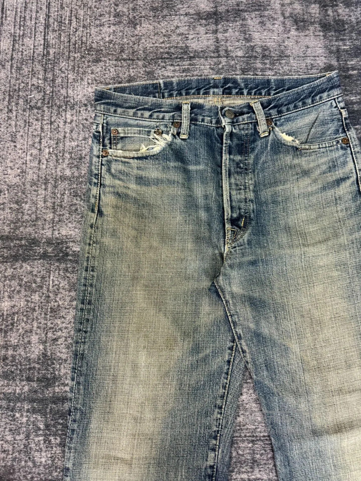 Vintage Vintage Omnigod Japanese Washed Selvedge Jeans. Size US 31 - 3 Thumbnail