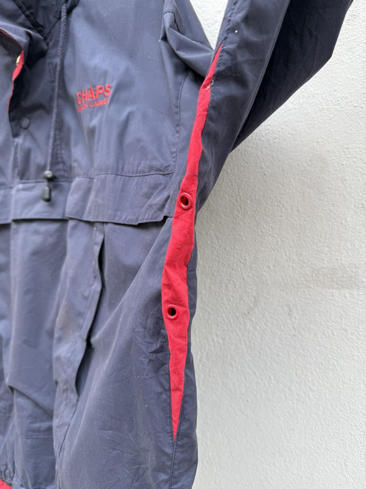 Polo Ralph Lauren 90s CHAPS RALPH LAUREN Halfzip Kangaroo Pocket Anorak Jacket Size US L / EU 52-54 / 3 - 9 Thumbnail