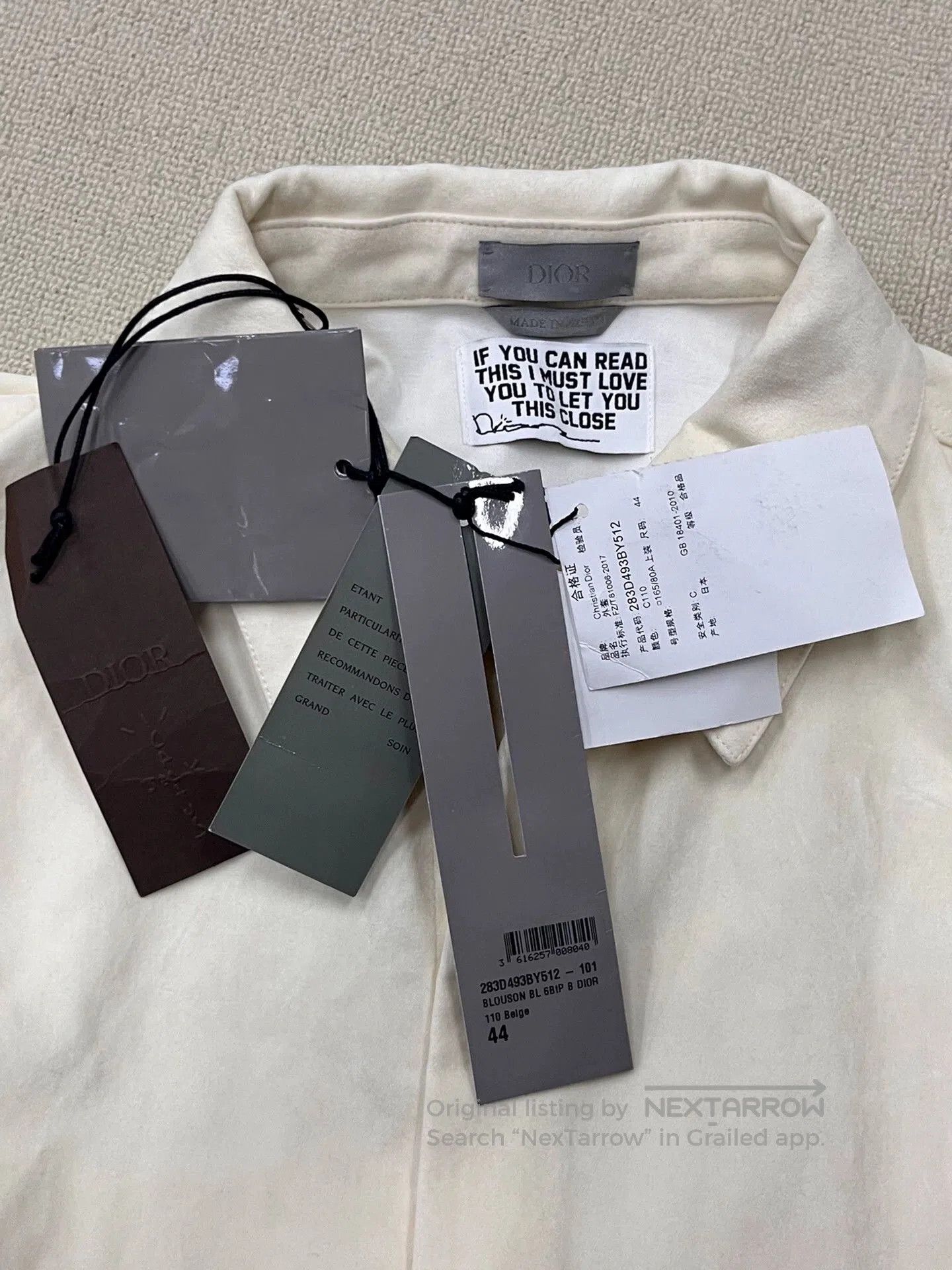 Dior dior fw22 logo long sleeve shirt. Size US L / EU 52-54 / 3 - 5 Thumbnail