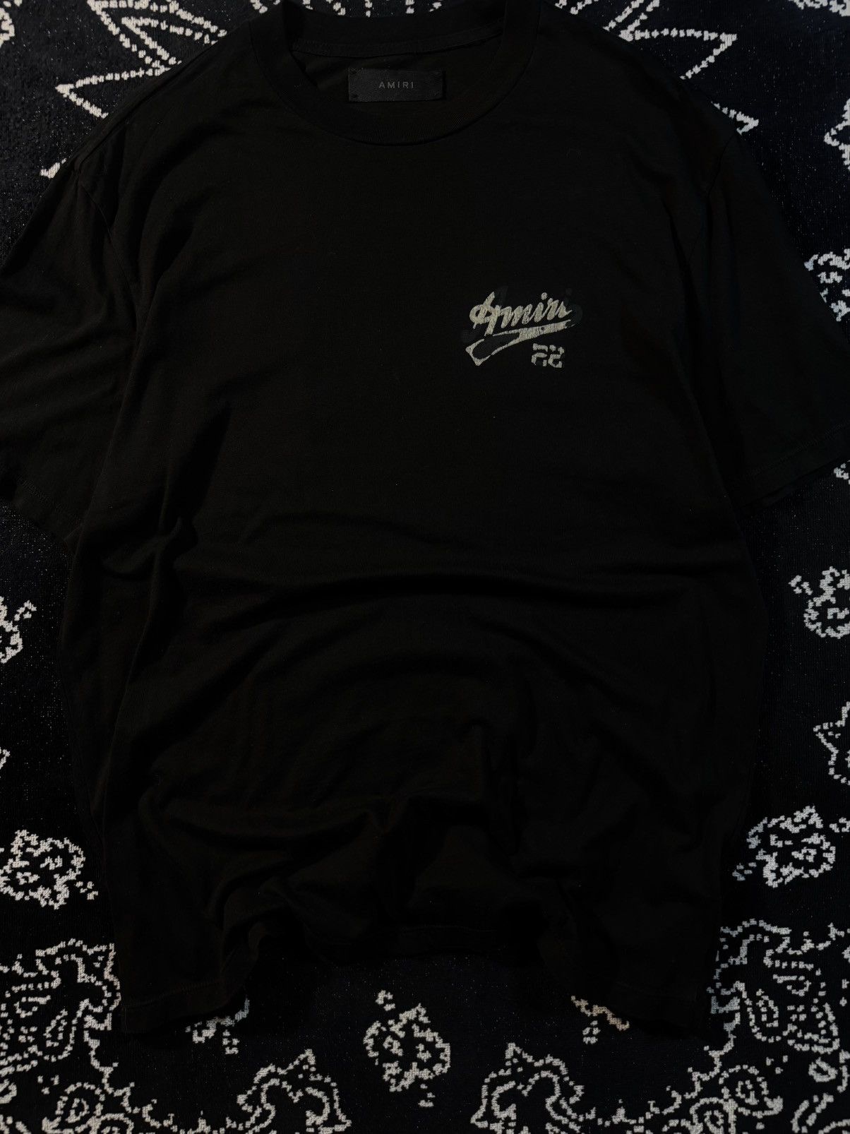 Amiri AMIRI “22” SCRIPT LOGO TEE Size US M / EU 48-50 / 2 - 4 Thumbnail