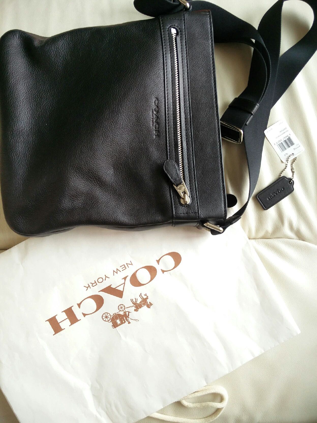 Coach coach men's leather shoulder bag Size ONE SIZE - 1 Thumbnail