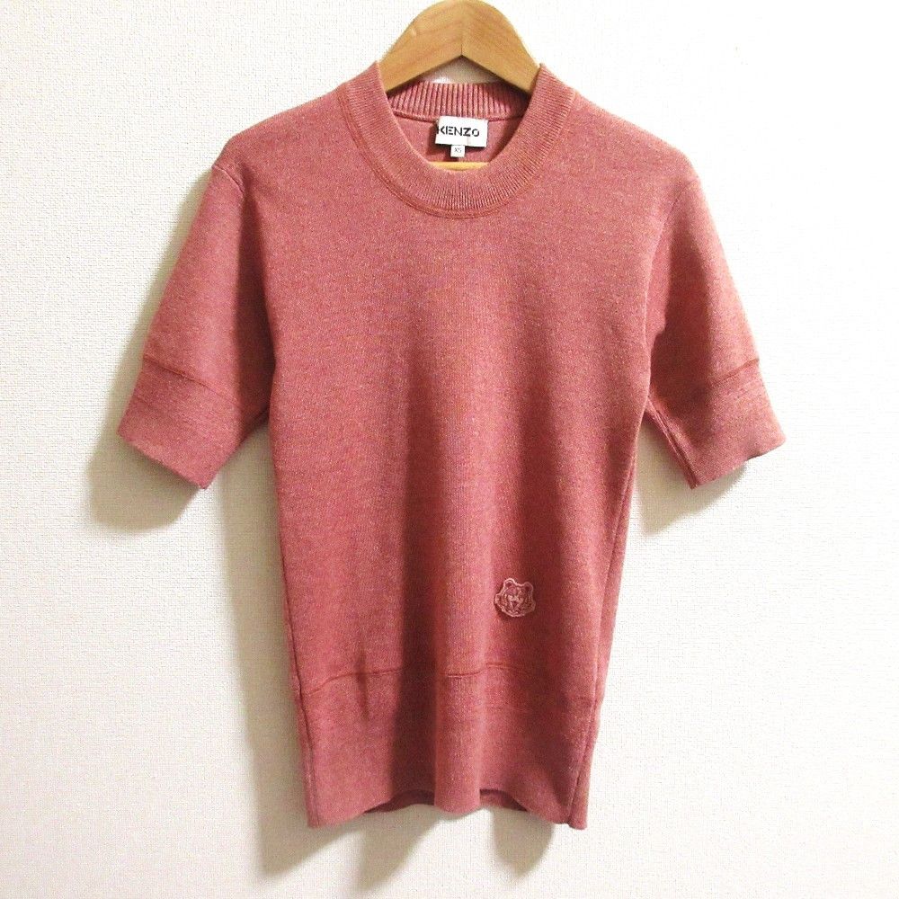 Kenzo Kenzo Kenzo Tiger Patch Knit Top Cotton Tops Size ONE SIZE - 1 Thumbnail