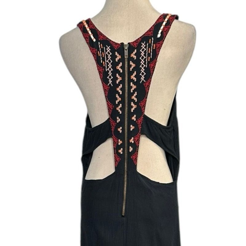 Free People Free People Black Majestic Moon Boho Mini Dress size Small Size S / US 4 / IT 40 - 9 Thumbnail
