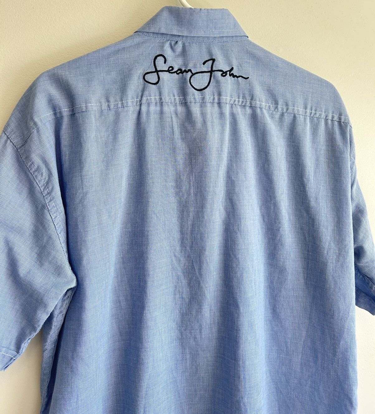 Sean John × Vintage Vintage Sean John Men’s Blue Button Up Shirt Size XL Size US XL / EU 56 / 4 - 8 Thumbnail