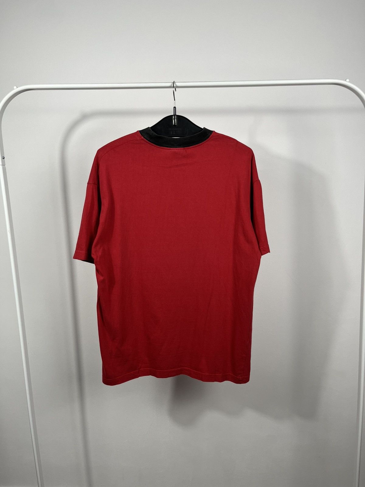 Ducati Ducati V2 Red T-Shirt Black Collar Moto Tee 100% Cotton Size US L / EU 52-54 / 3 - 9 Thumbnail