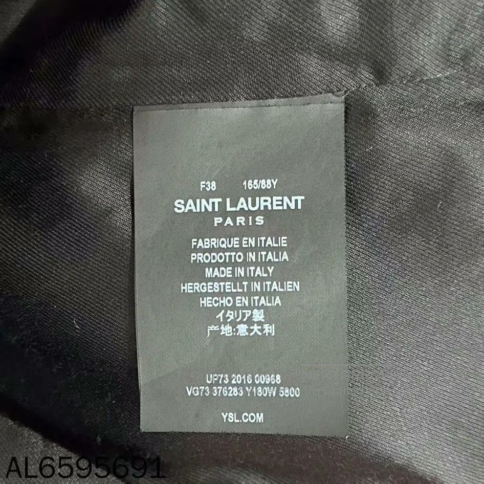 Saint Laurent Paris Pink Saint Laurent Paris Baseball Jacket. Size S / US 4 / IT 40 - 6 Thumbnail
