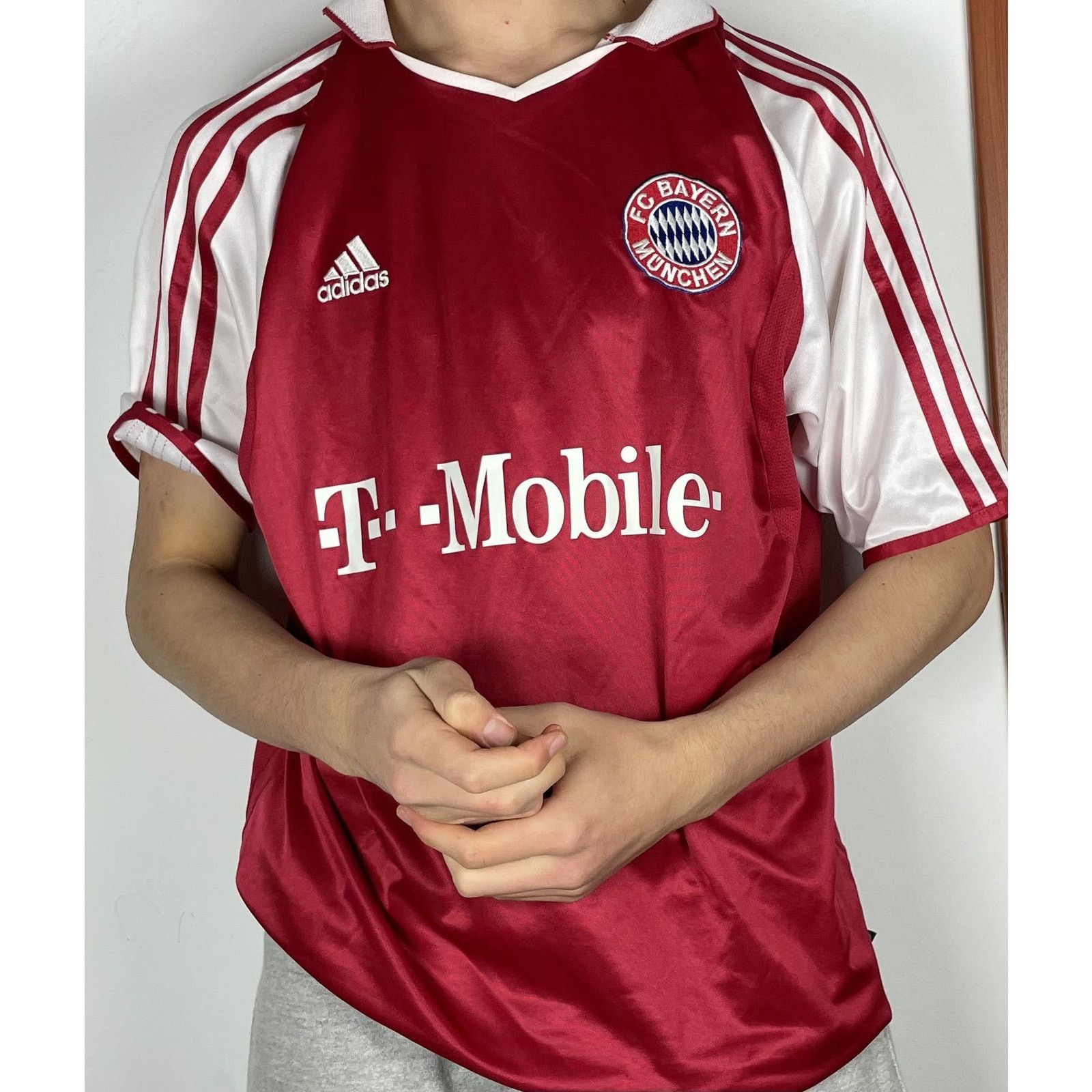 Adidas Adidas Climalite Men Red FC Bayern Munich Pullover Jersey Size US M / EU 48-50 / 2 - 2 Thumbnail