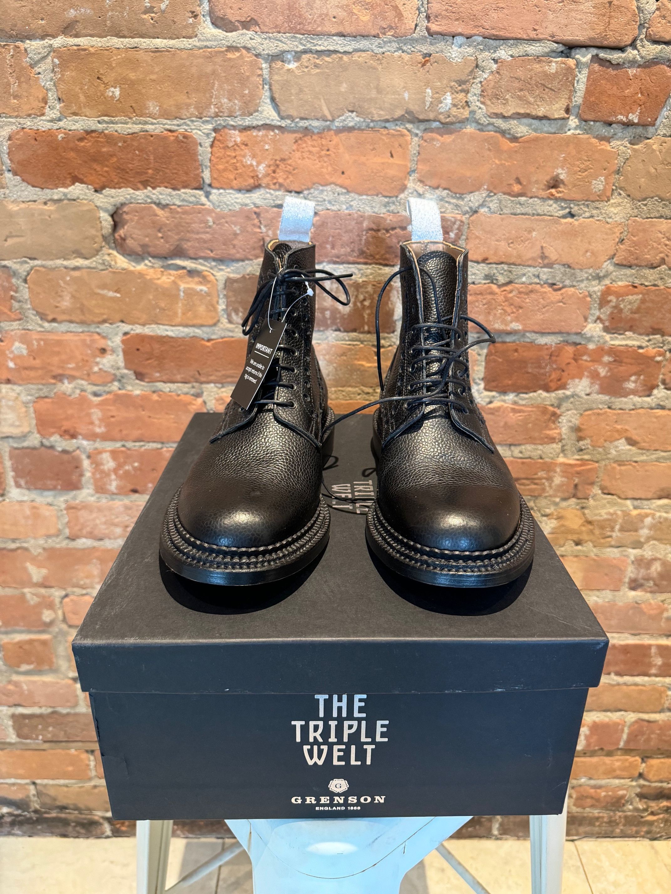 Neighborhood NEIGHBORHOOD x Grenson "Charles" Triple Welt Brogue Boots Size US 8 / EU 41 - 3 Thumbnail