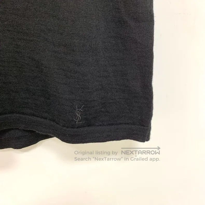 Saint Laurent Paris Saint Laurent Paris Black Polo Neck Knit Sweater Size US L / EU 52-54 / 3 - 4 Thumbnail