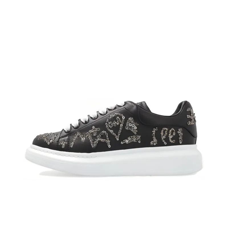 Alexander McQueen o1y0225 Low Top Sneakers in Black Size US 5 / IT 35 - 3 Thumbnail