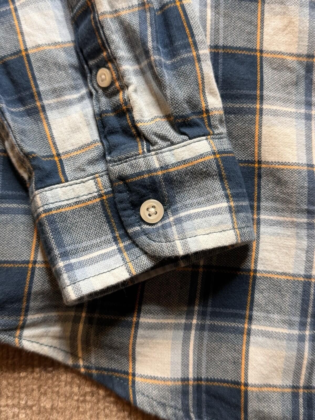 Other Children’s Place Boy's Button Down Blue Plaid XL 14 [722] Size US XL / EU 56 / 4 - 4 Thumbnail
